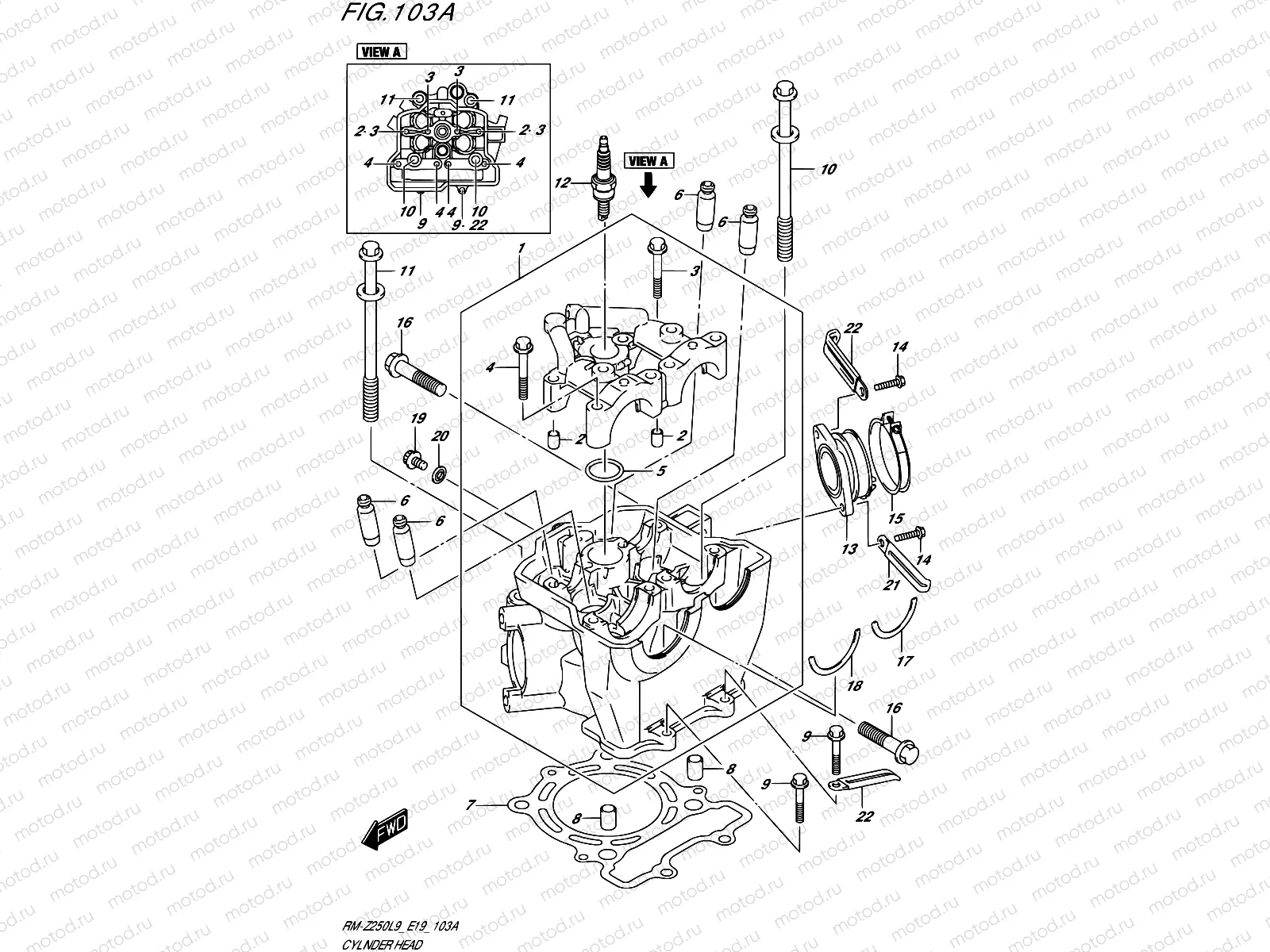 103A - CYLINDER HEAD