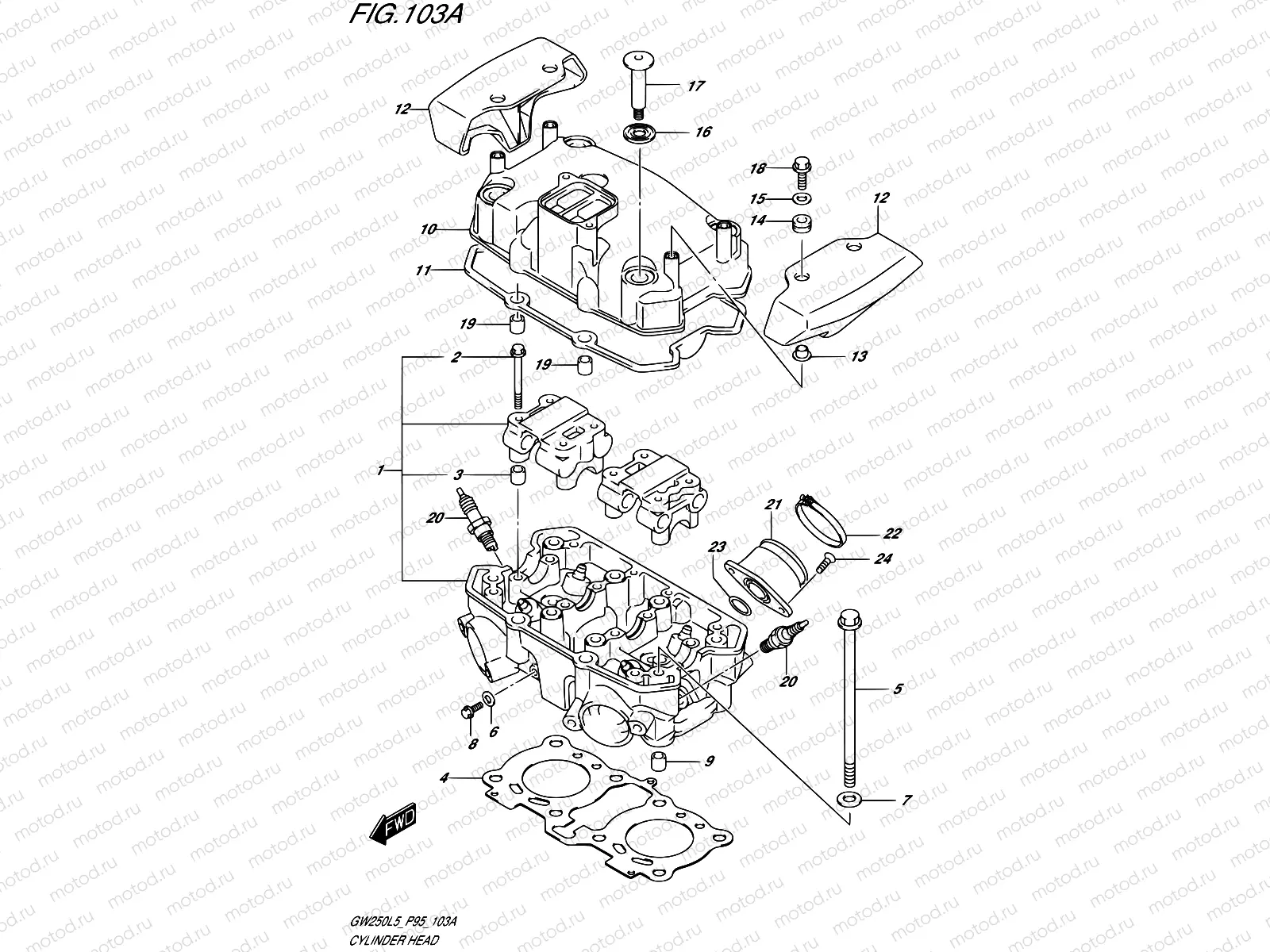 103A - CYLINDER HEAD