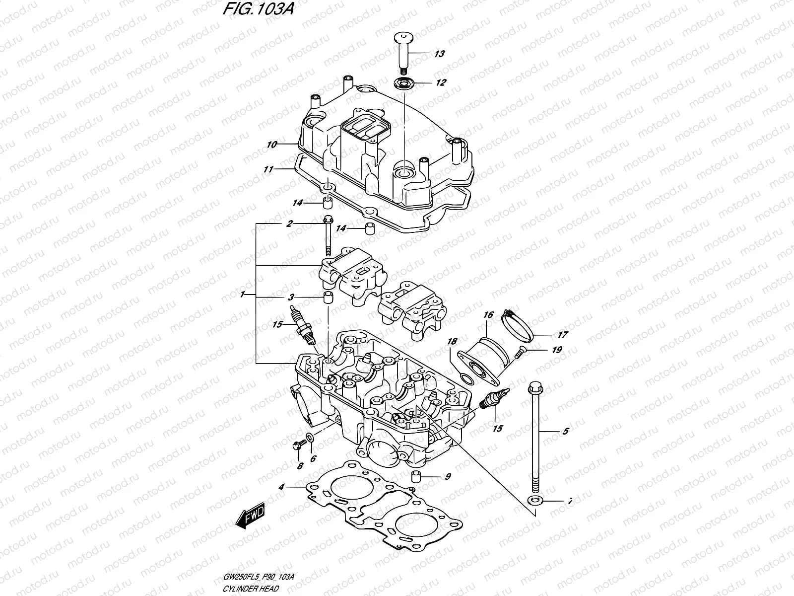 103A - CYLINDER HEAD