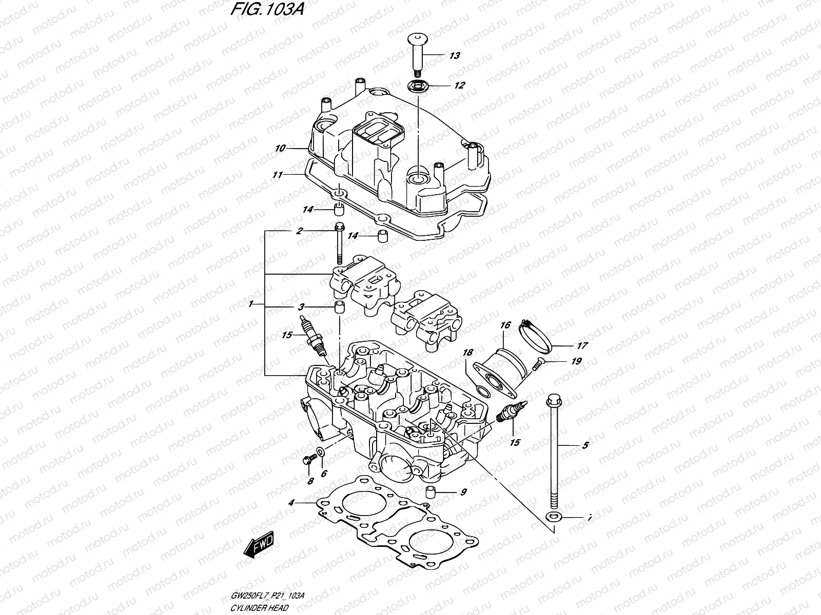 103A - CYLINDER HEAD
