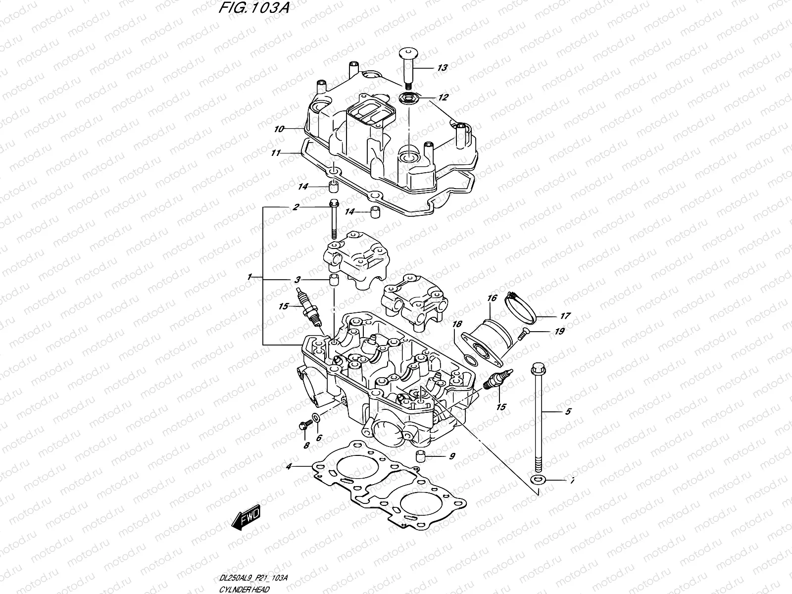 103A - CYLINDER HEAD