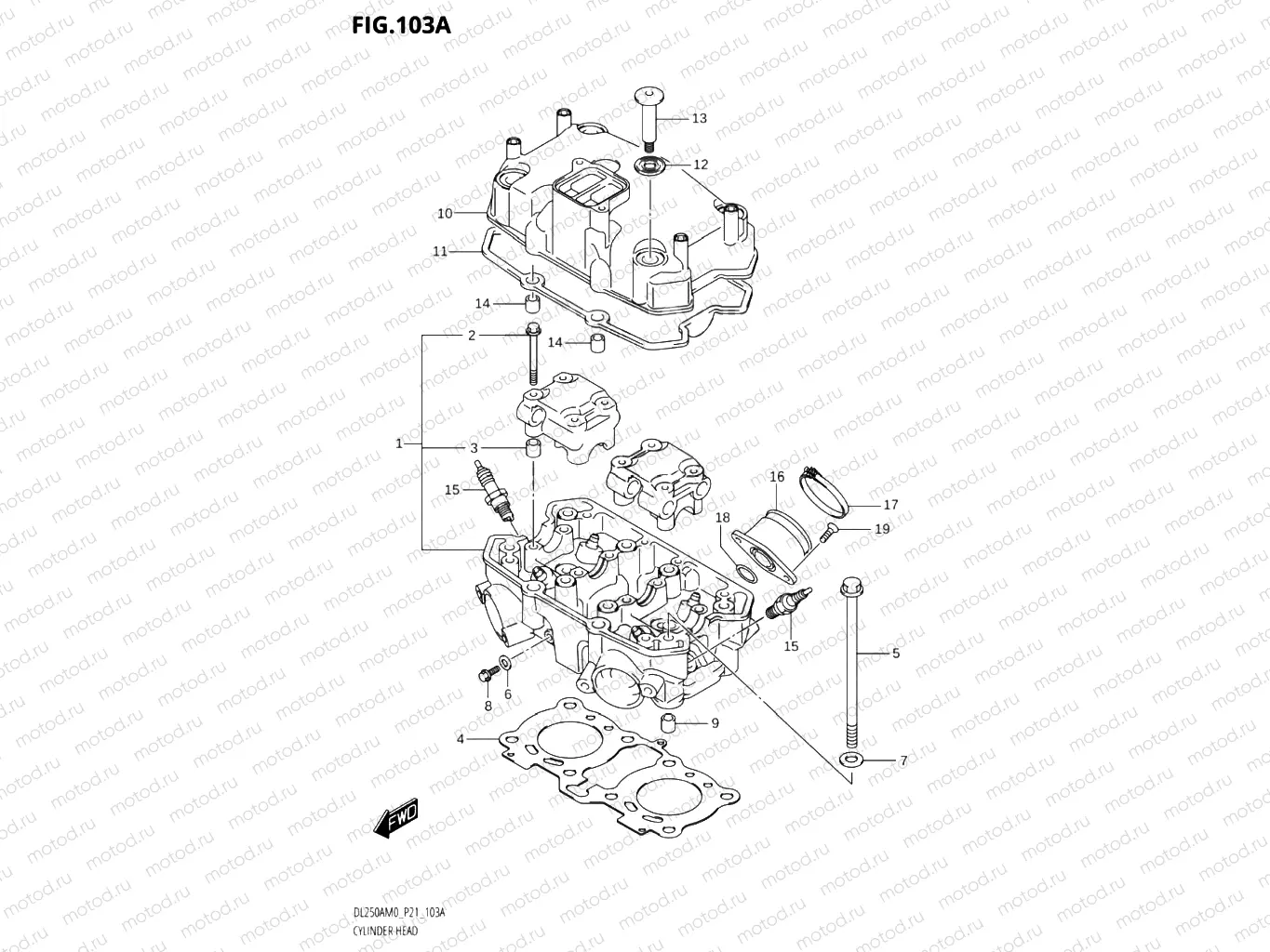 103A - CYLINDER HEAD