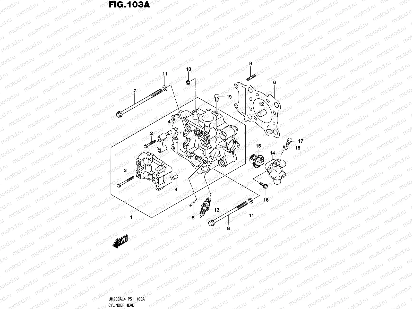 103A - CYLINDER HEAD