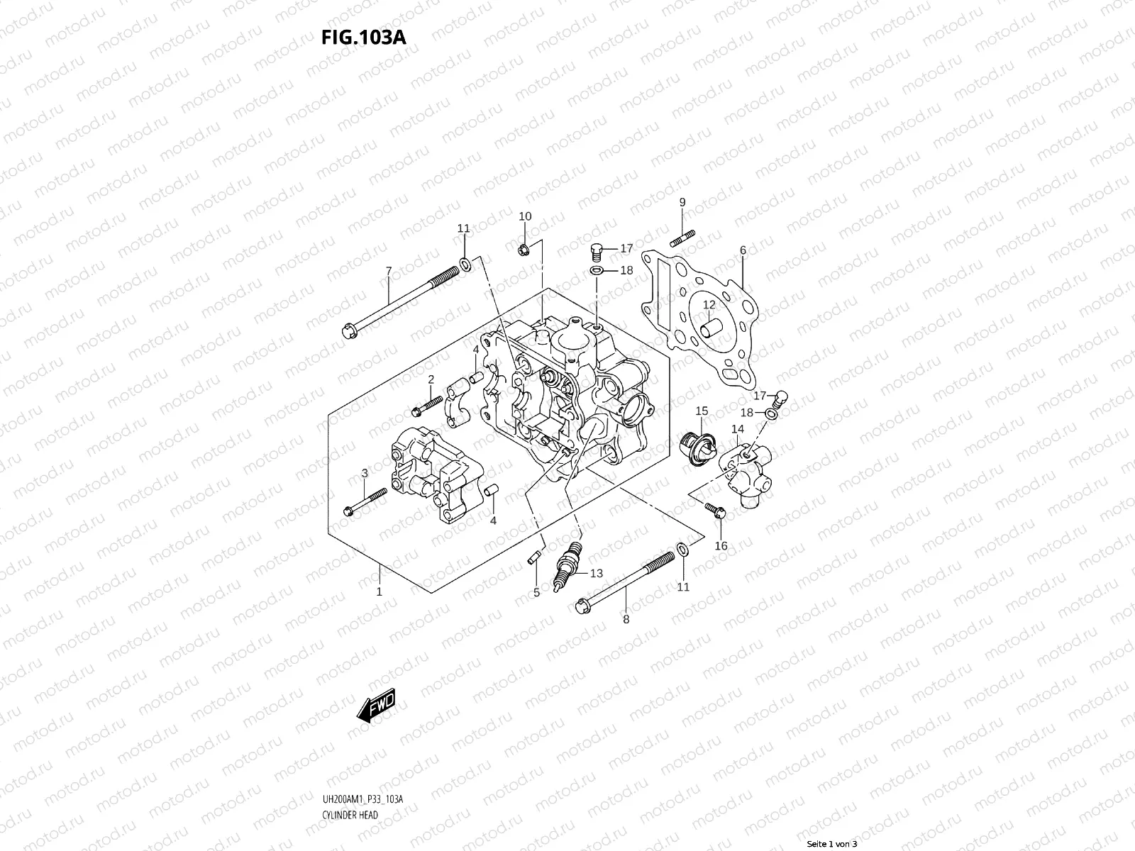 103A - CYLINDER HEAD