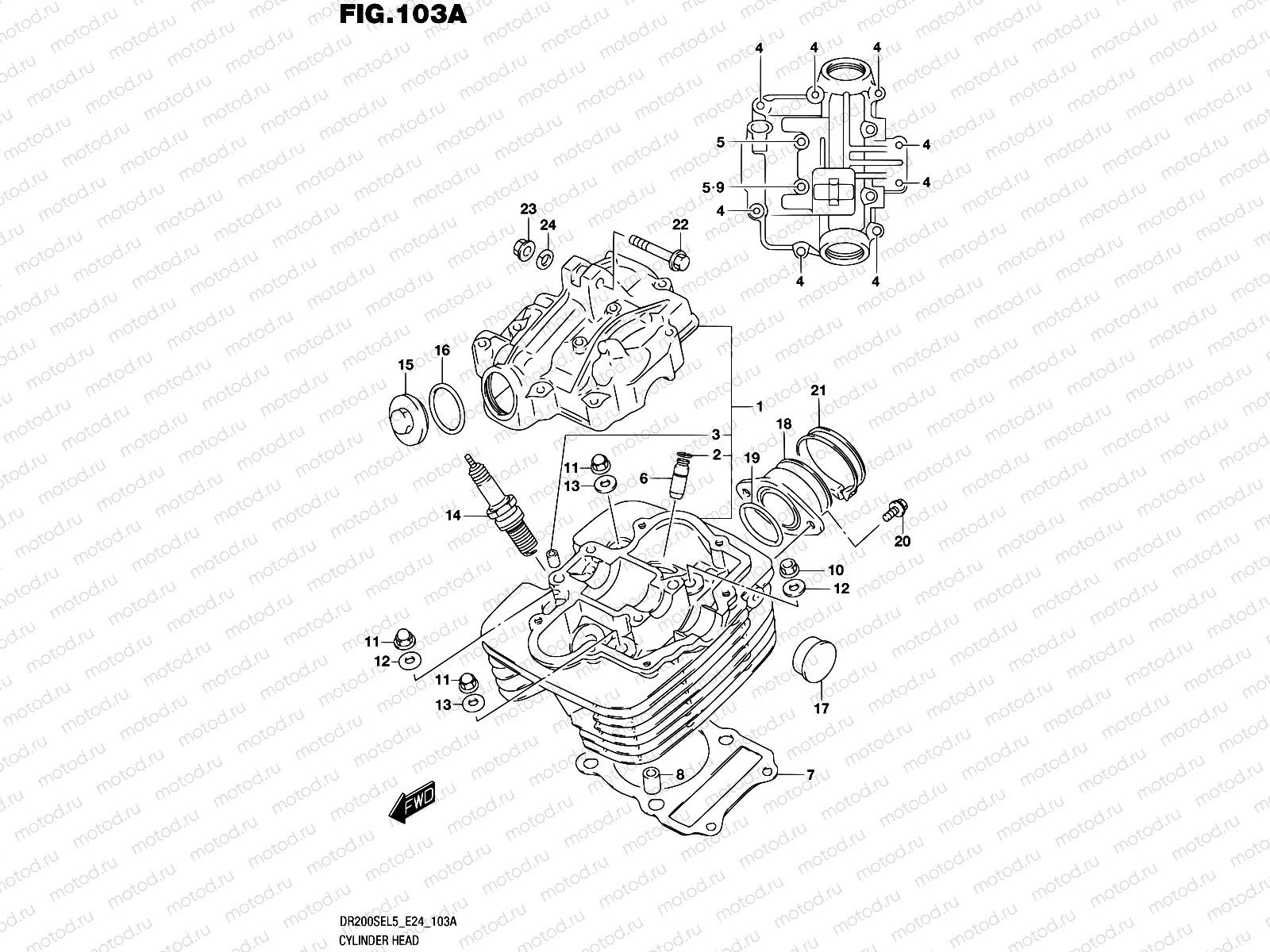 103A - CYLINDER HEAD