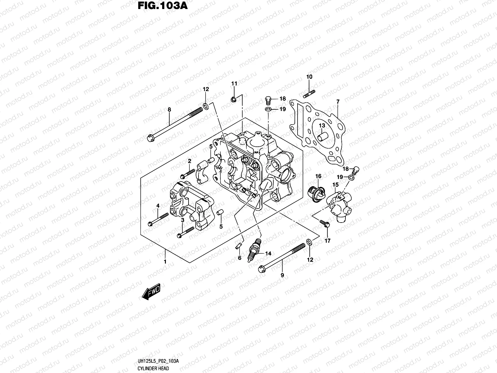 103A - CYLINDER HEAD