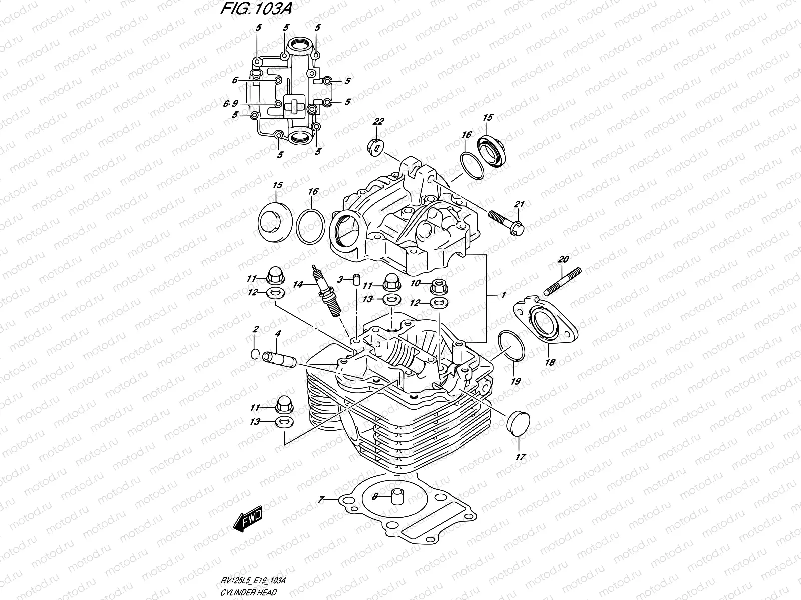 103A - CYLINDER HEAD