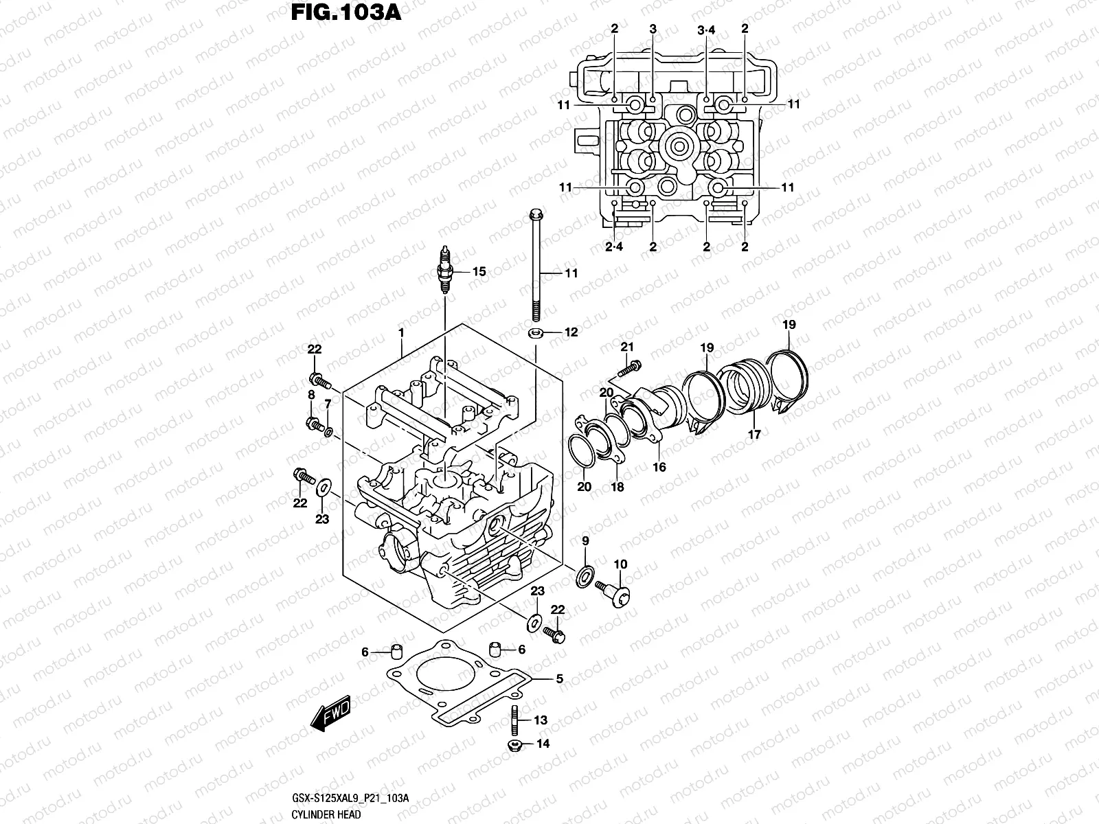 103A - CYLINDER HEAD