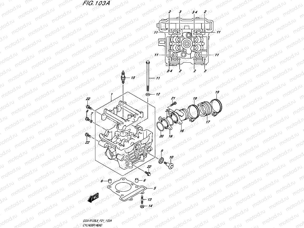 103A - CYLINDER HEAD