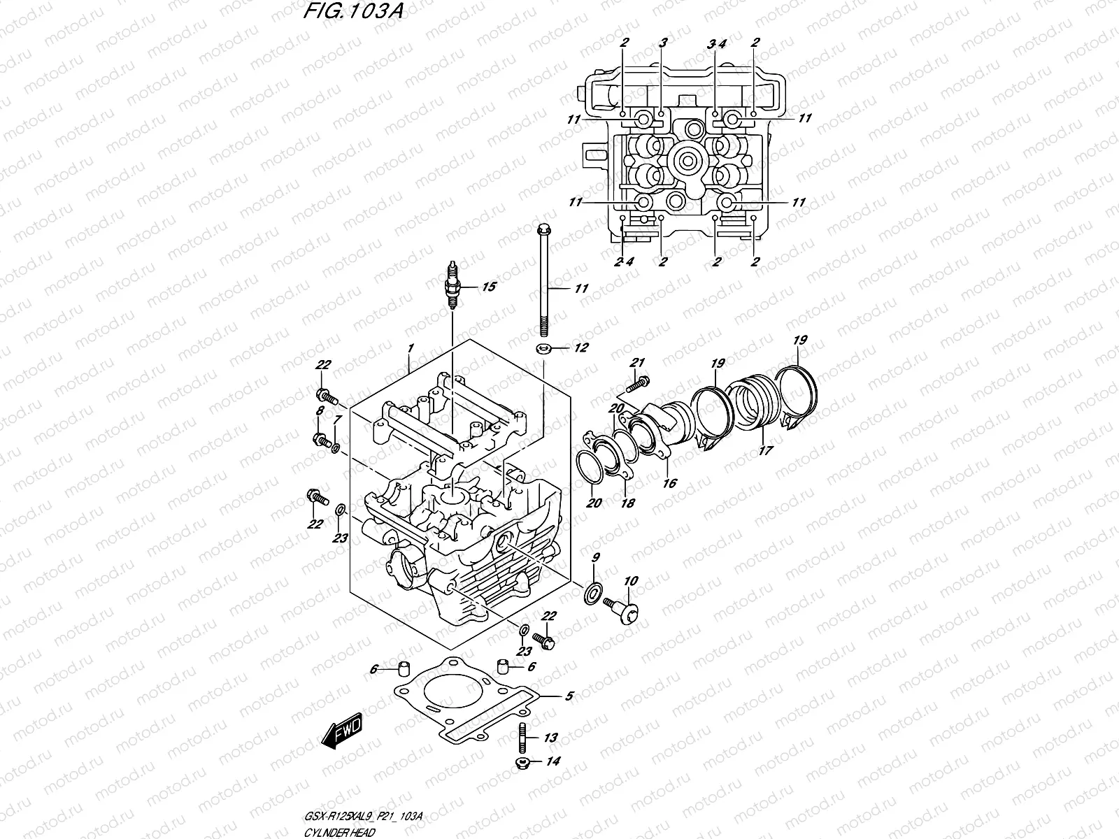 103A - CYLINDER HEAD