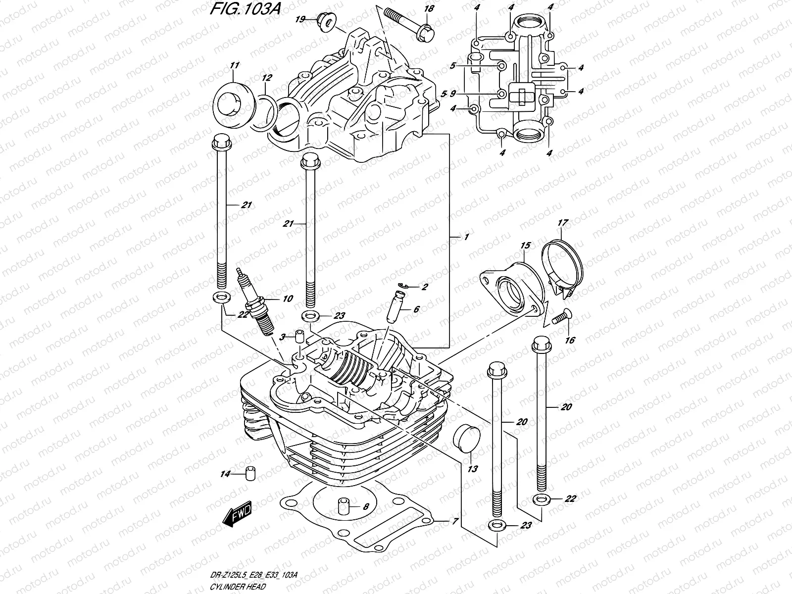 103A - CYLINDER HEAD