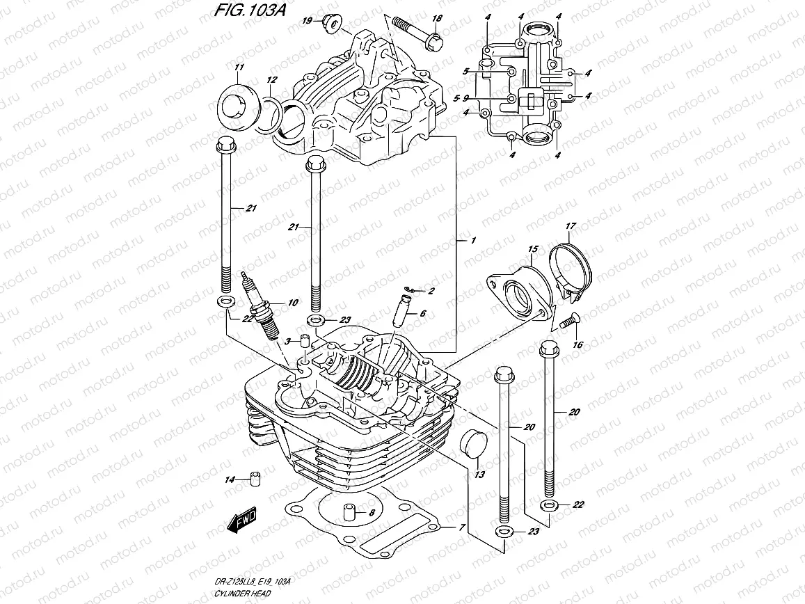 103A - CYLINDER HEAD