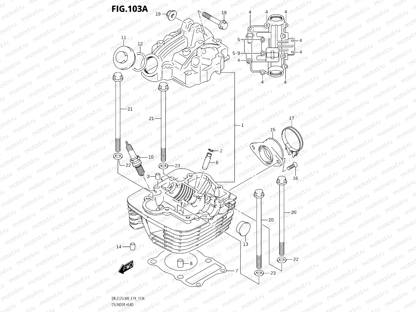 103A - CYLINDER HEAD