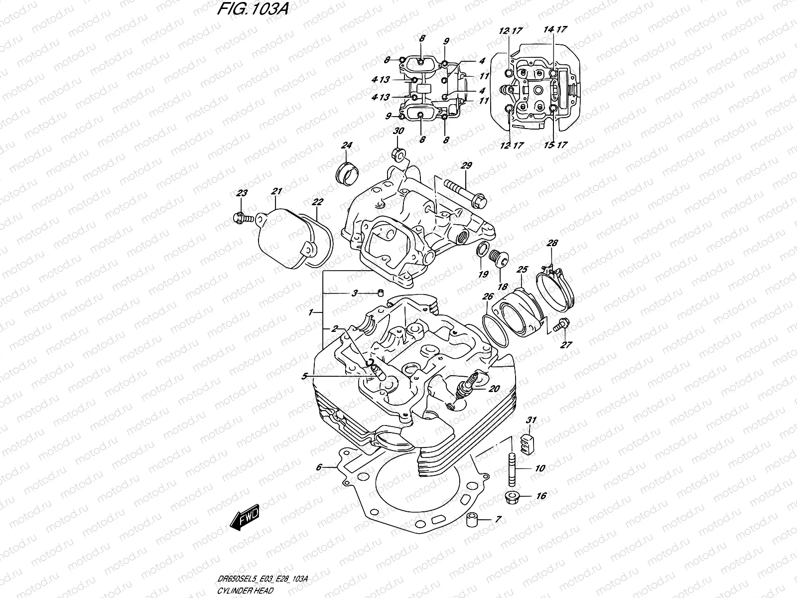 103A - CYLINDER HEAD