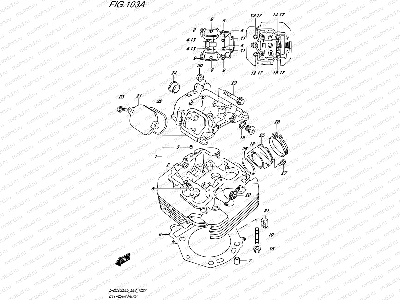 103A - CYLINDER HEAD