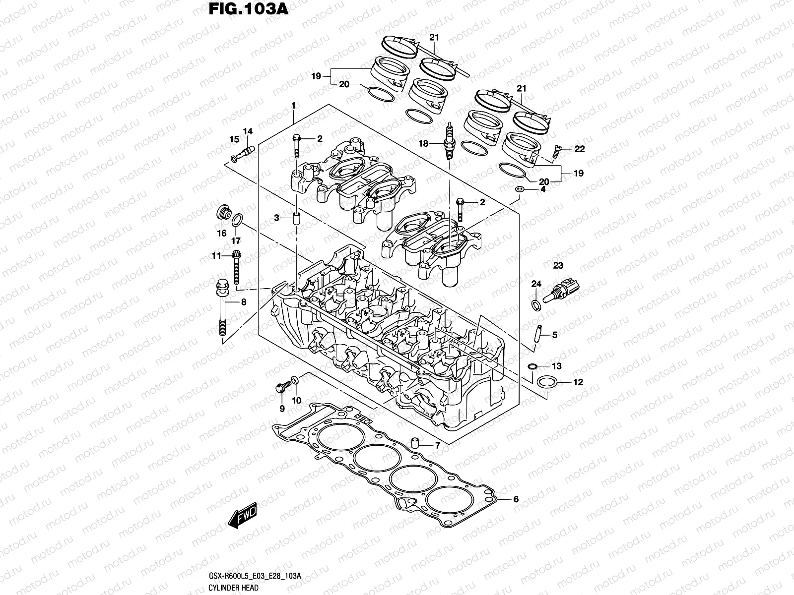 103A - CYLINDER HEAD