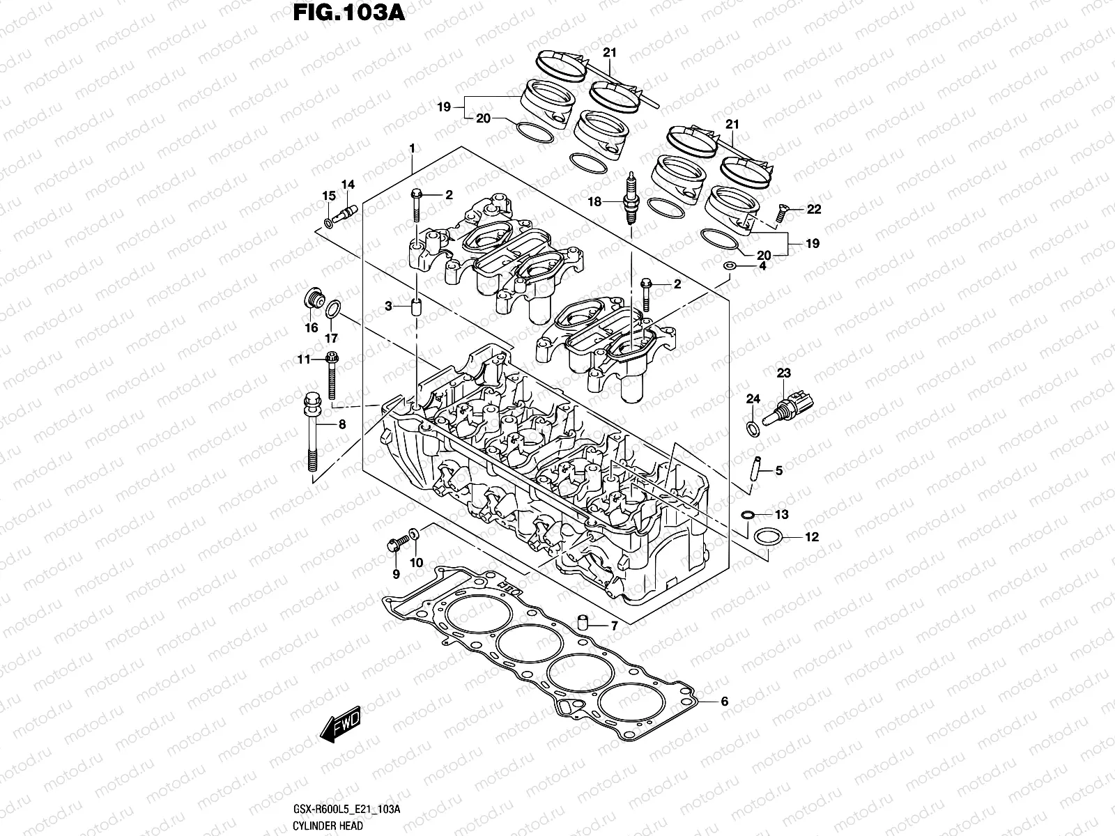 103A - CYLINDER HEAD