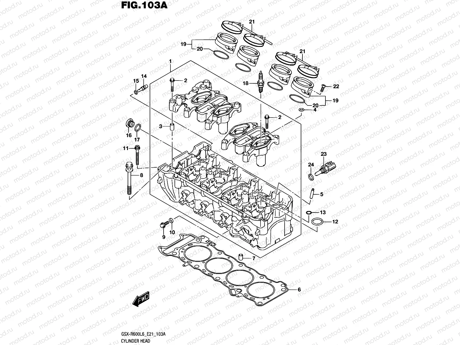 103A - CYLINDER HEAD