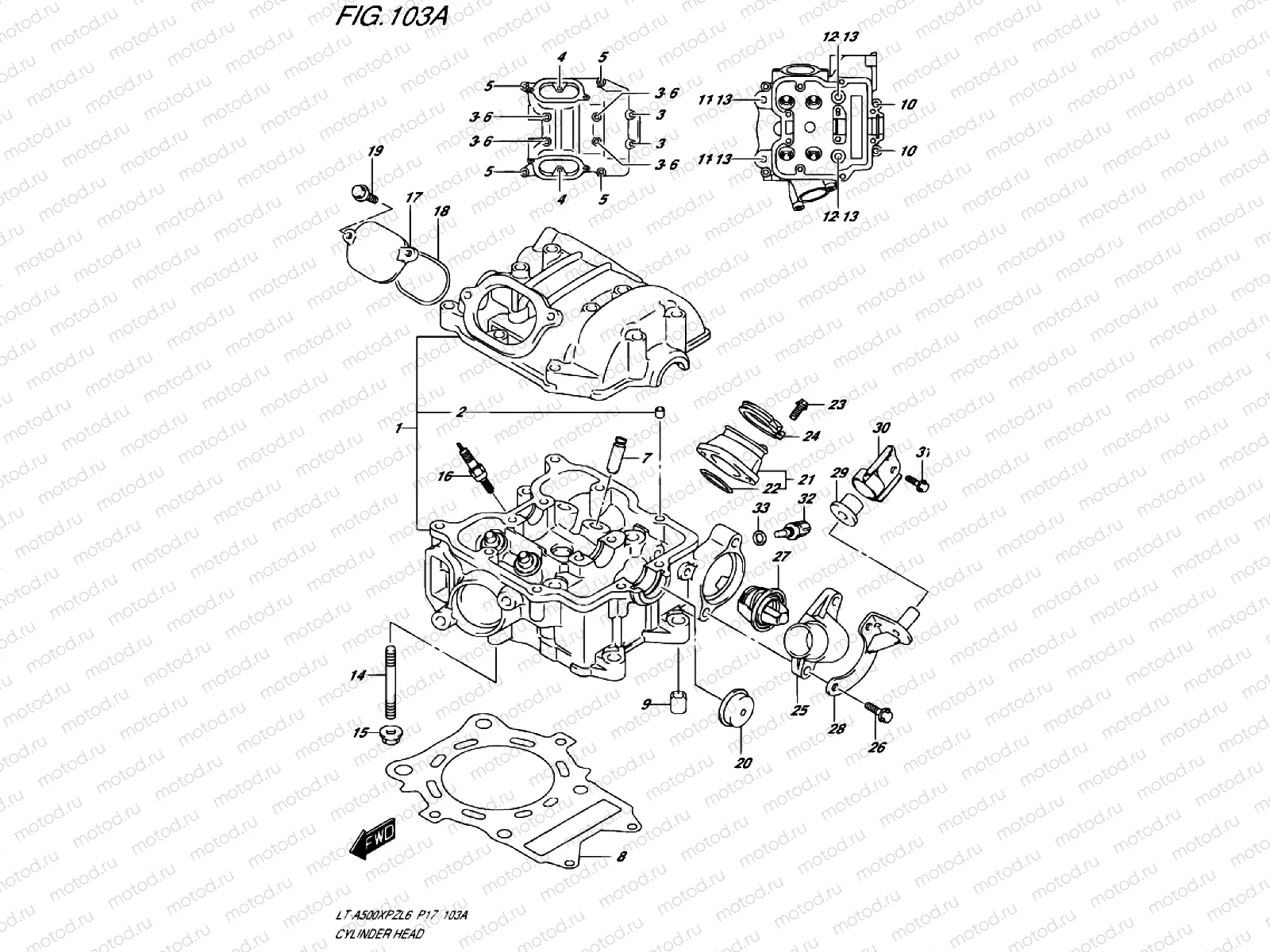 103A - CYLINDER HEAD