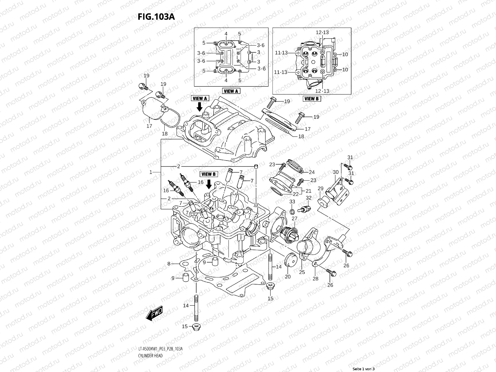 103A - CYLINDER HEAD