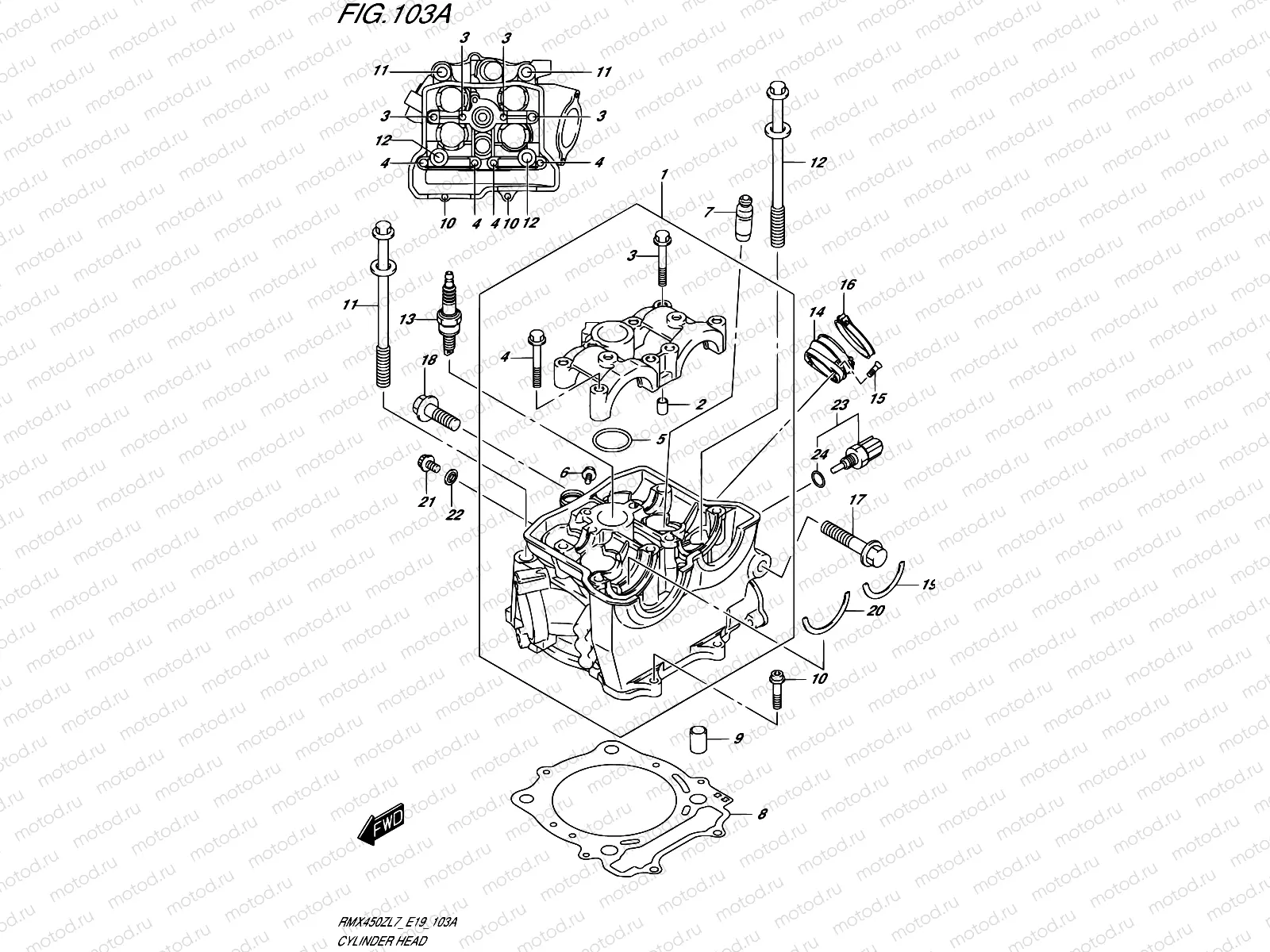 103A - CYLINDER HEAD