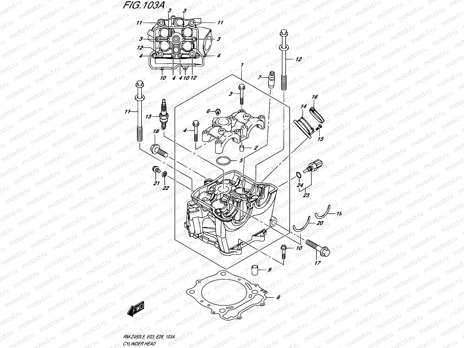 103A - CYLINDER HEAD