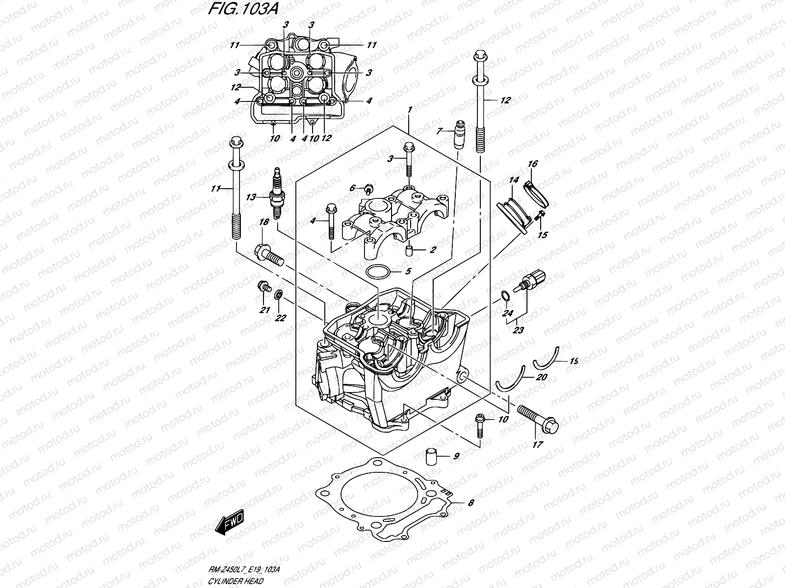 103A - CYLINDER HEAD