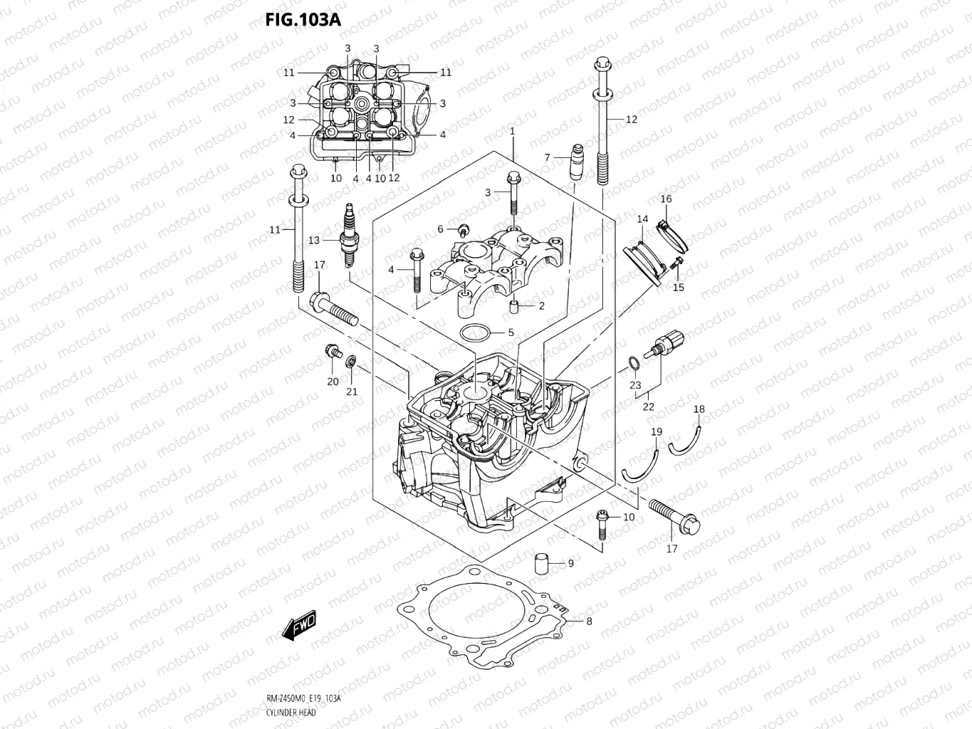 103A - CYLINDER HEAD