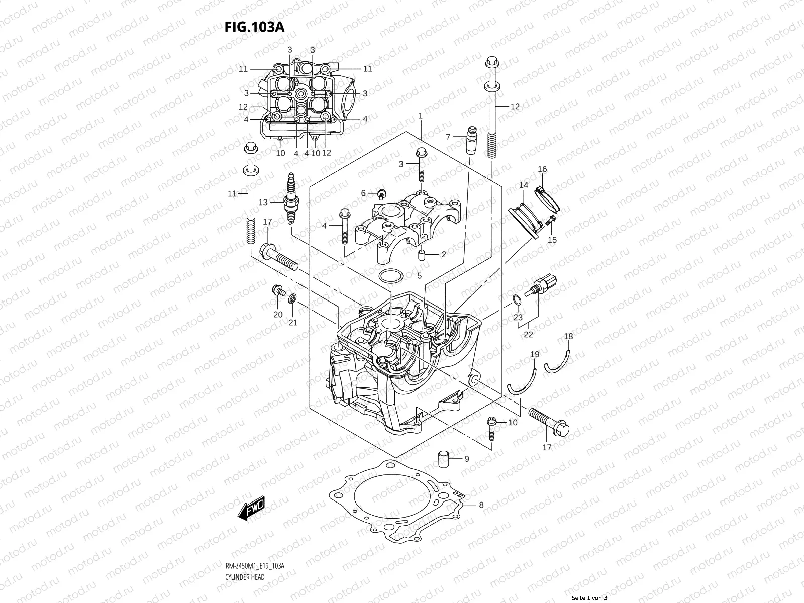 103A - CYLINDER HEAD