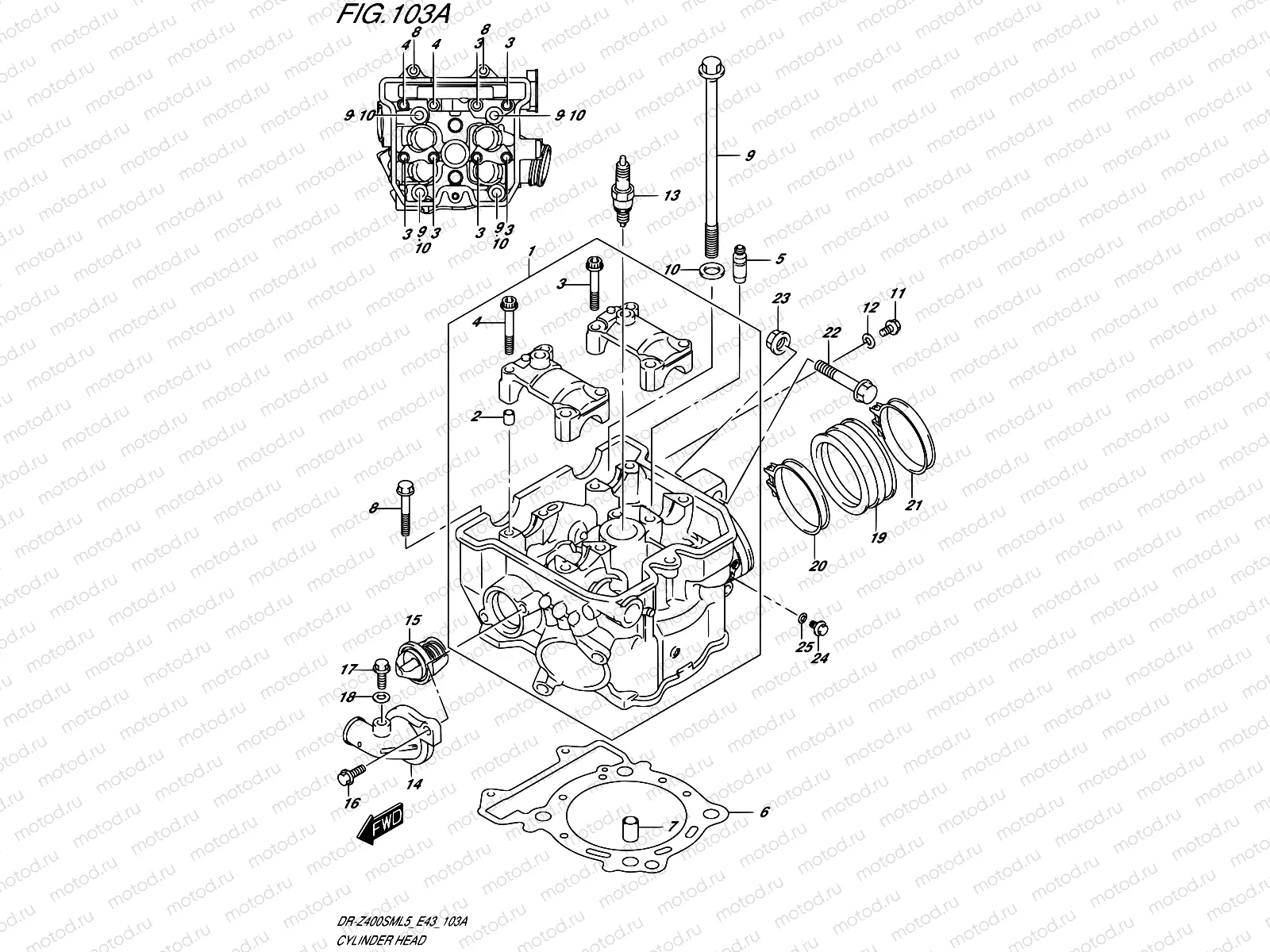 103A - CYLINDER HEAD