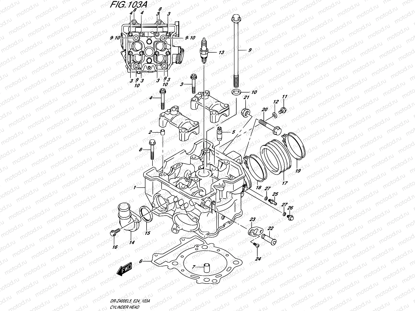 103A - CYLINDER HEAD