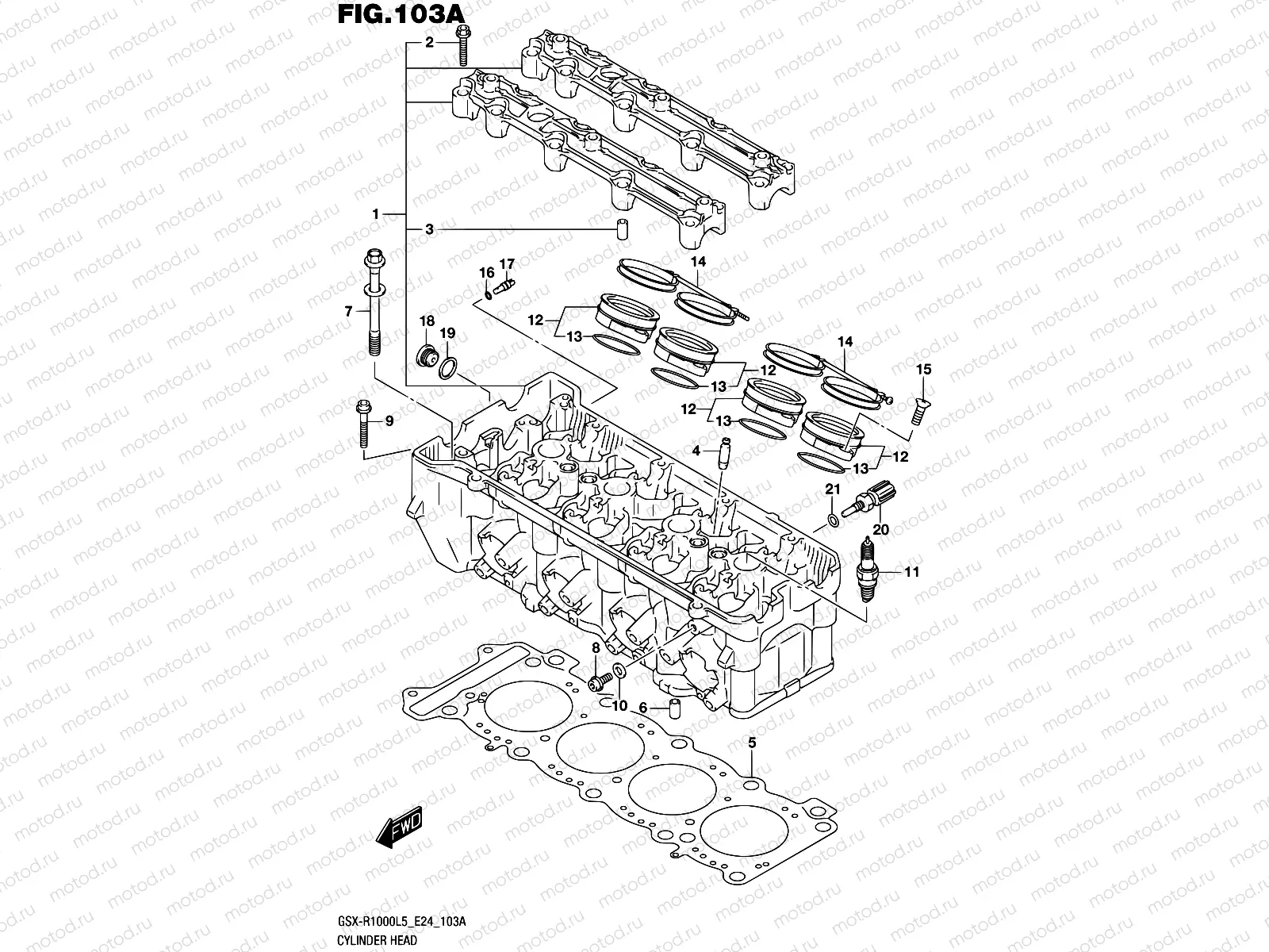 103A - CYLINDER HEAD