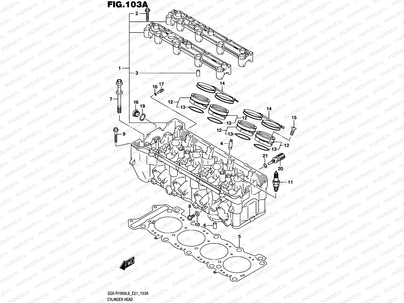 103A - CYLINDER HEAD
