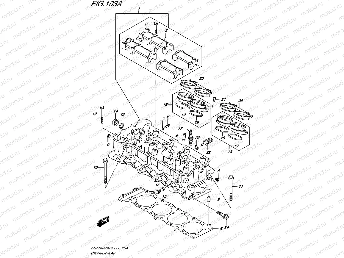 103A - CYLINDER HEAD