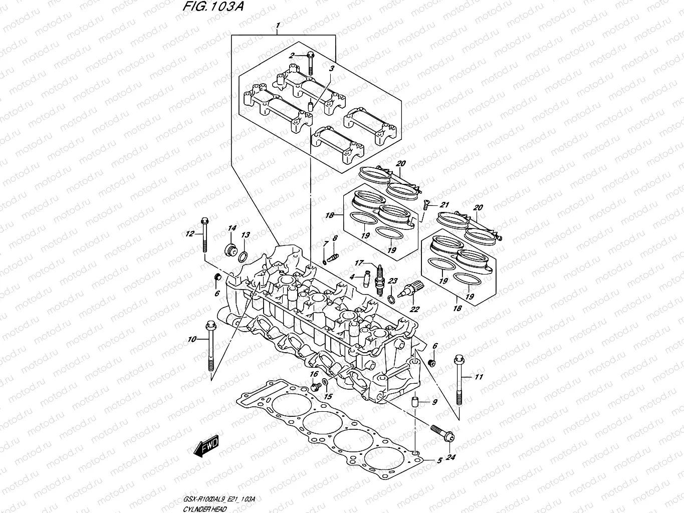 103A - CYLINDER HEAD