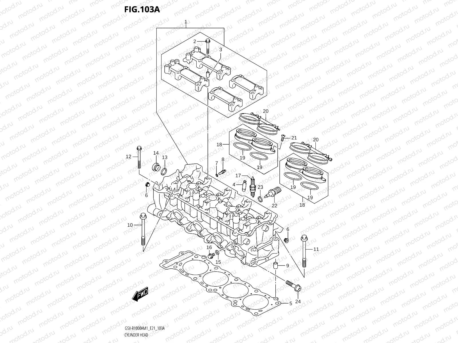 103A - CYLINDER HEAD