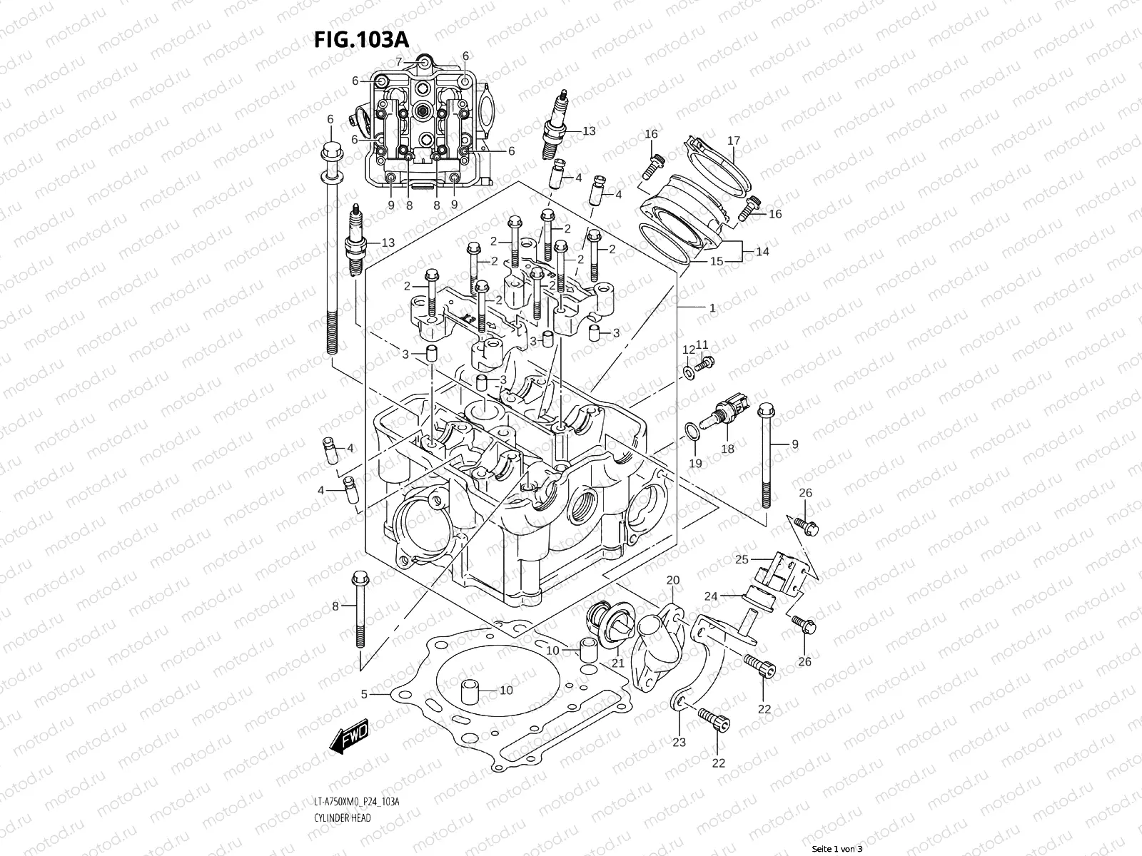 103A - CYLINDER HEAD