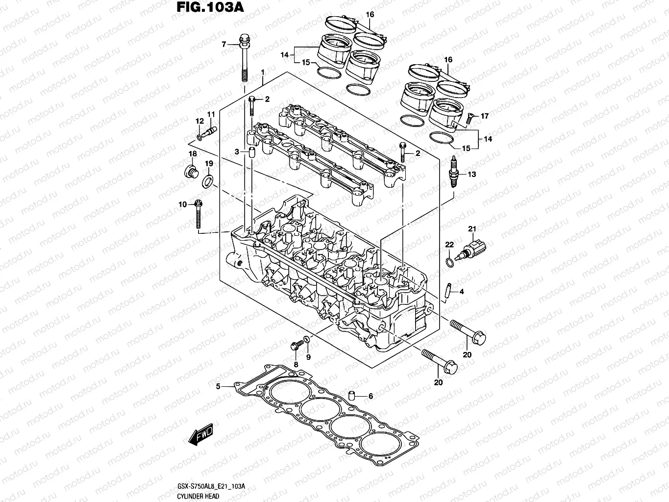 103A - CYLINDER HEAD