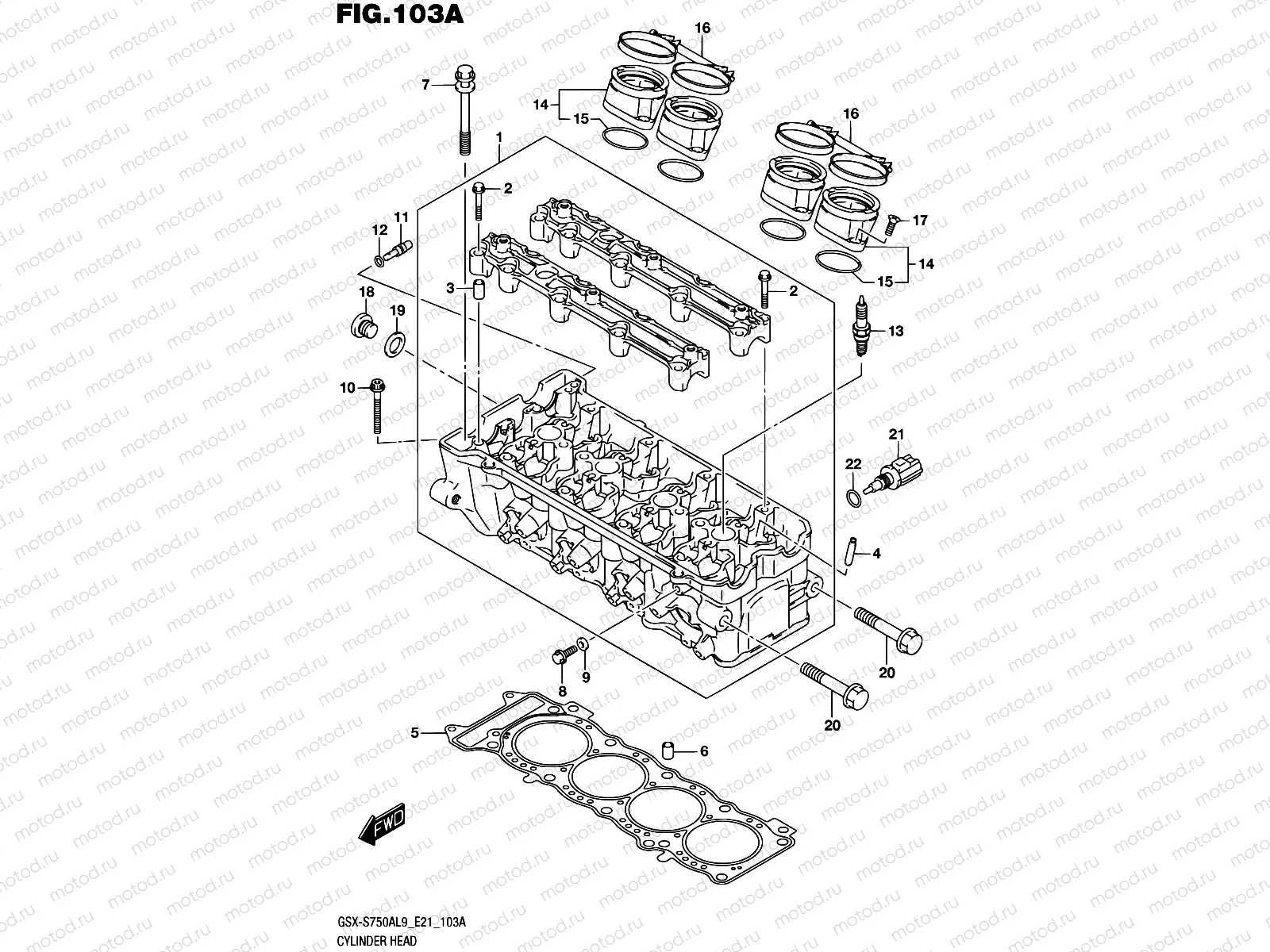 103A - CYLINDER HEAD