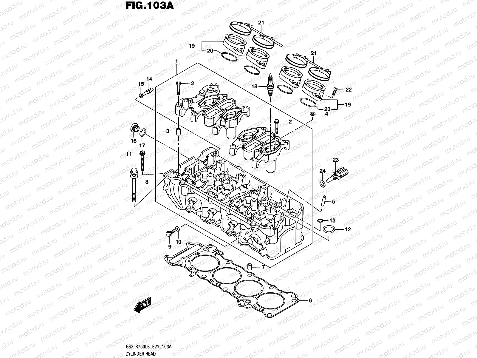 103A - CYLINDER HEAD