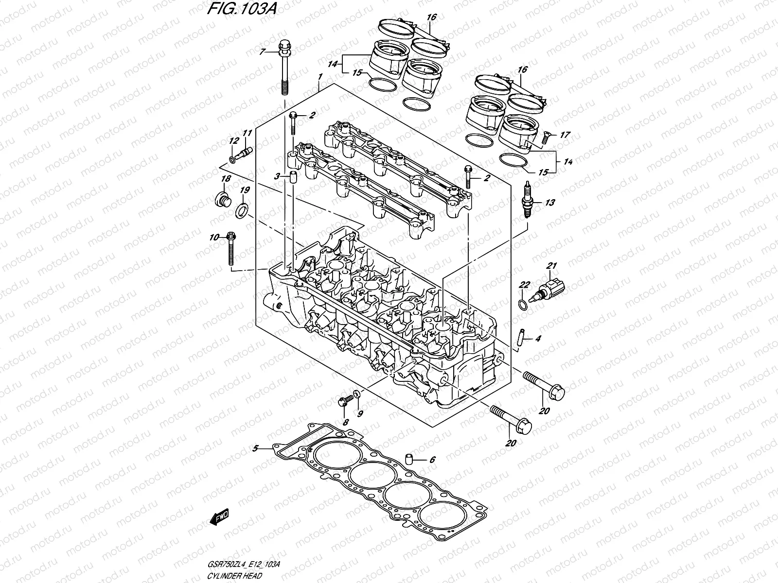 103A - CYLINDER HEAD