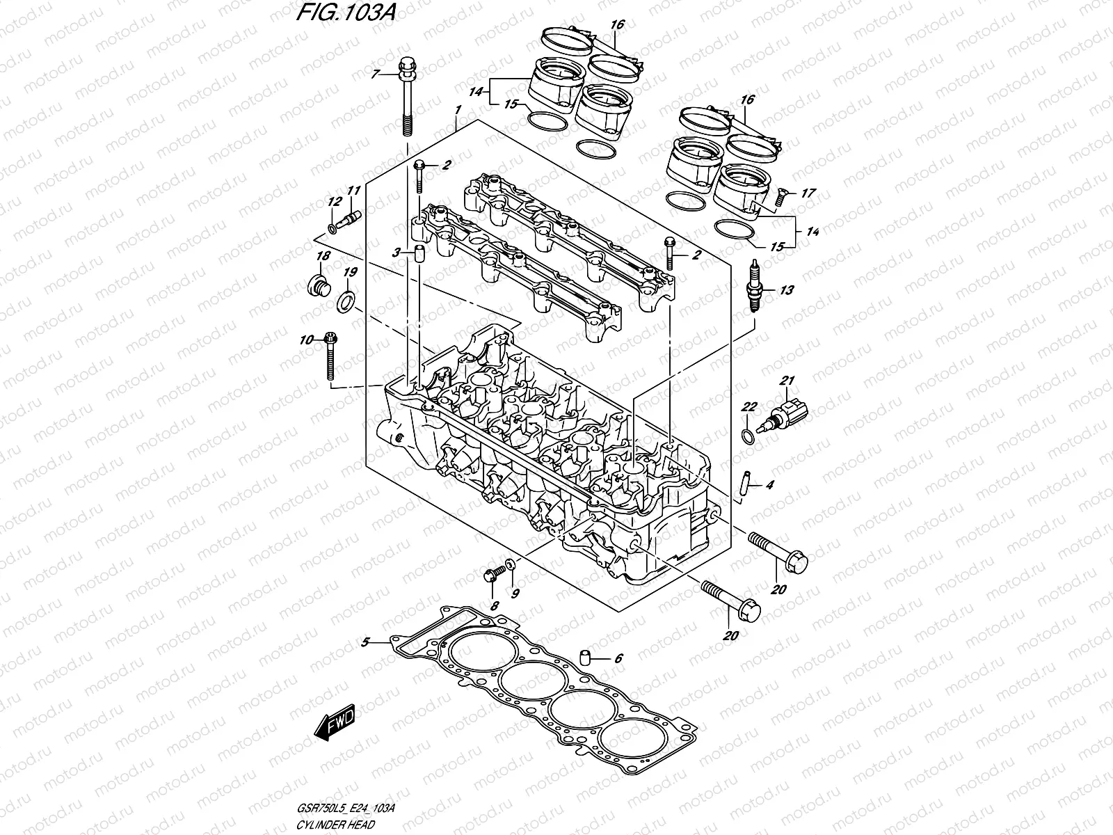 103A - CYLINDER HEAD