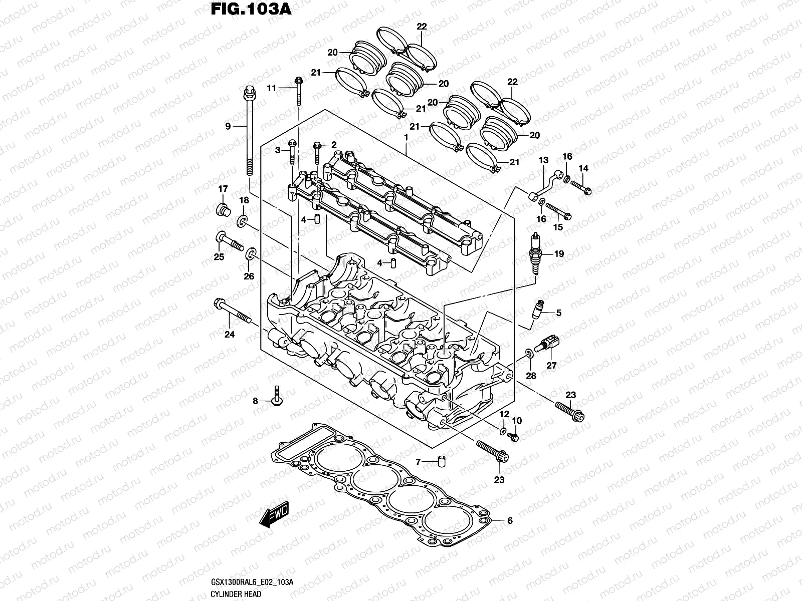 103A - CYLINDER HEAD