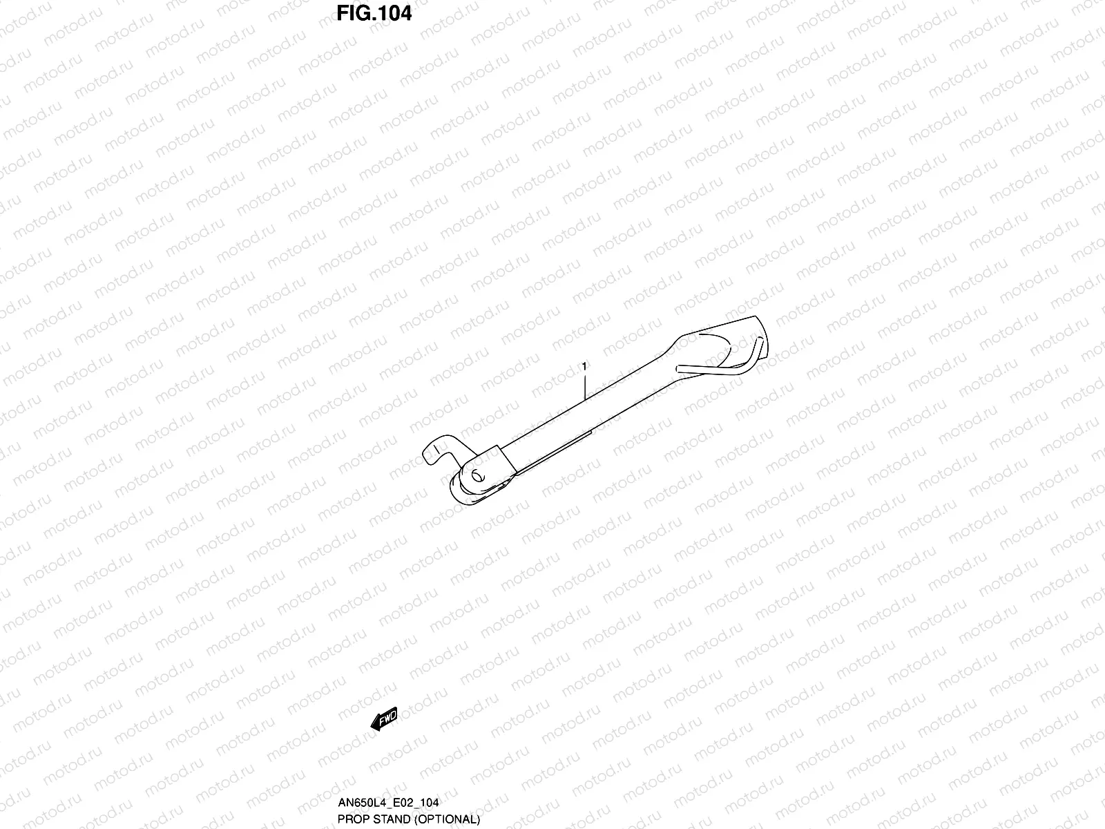104 - PROP STAND (OPTIONAL)