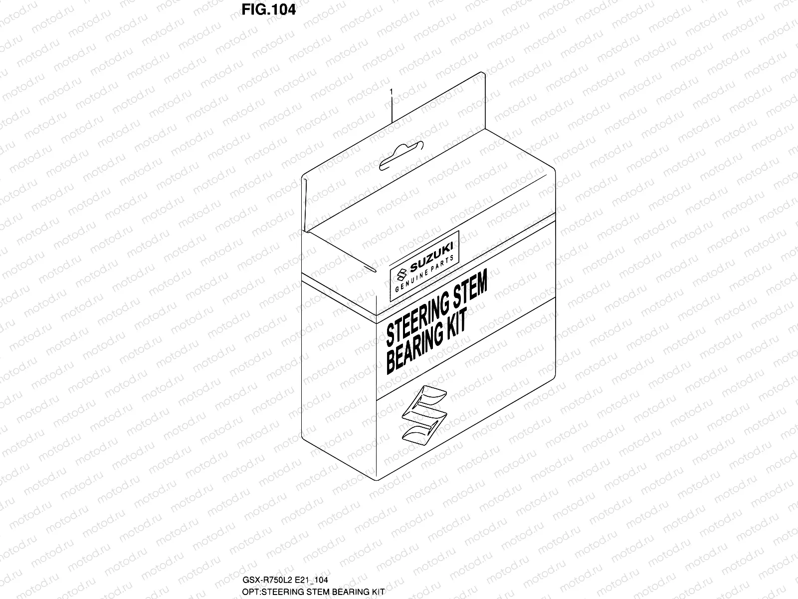 104 - STEERING STEM BEARING KIT