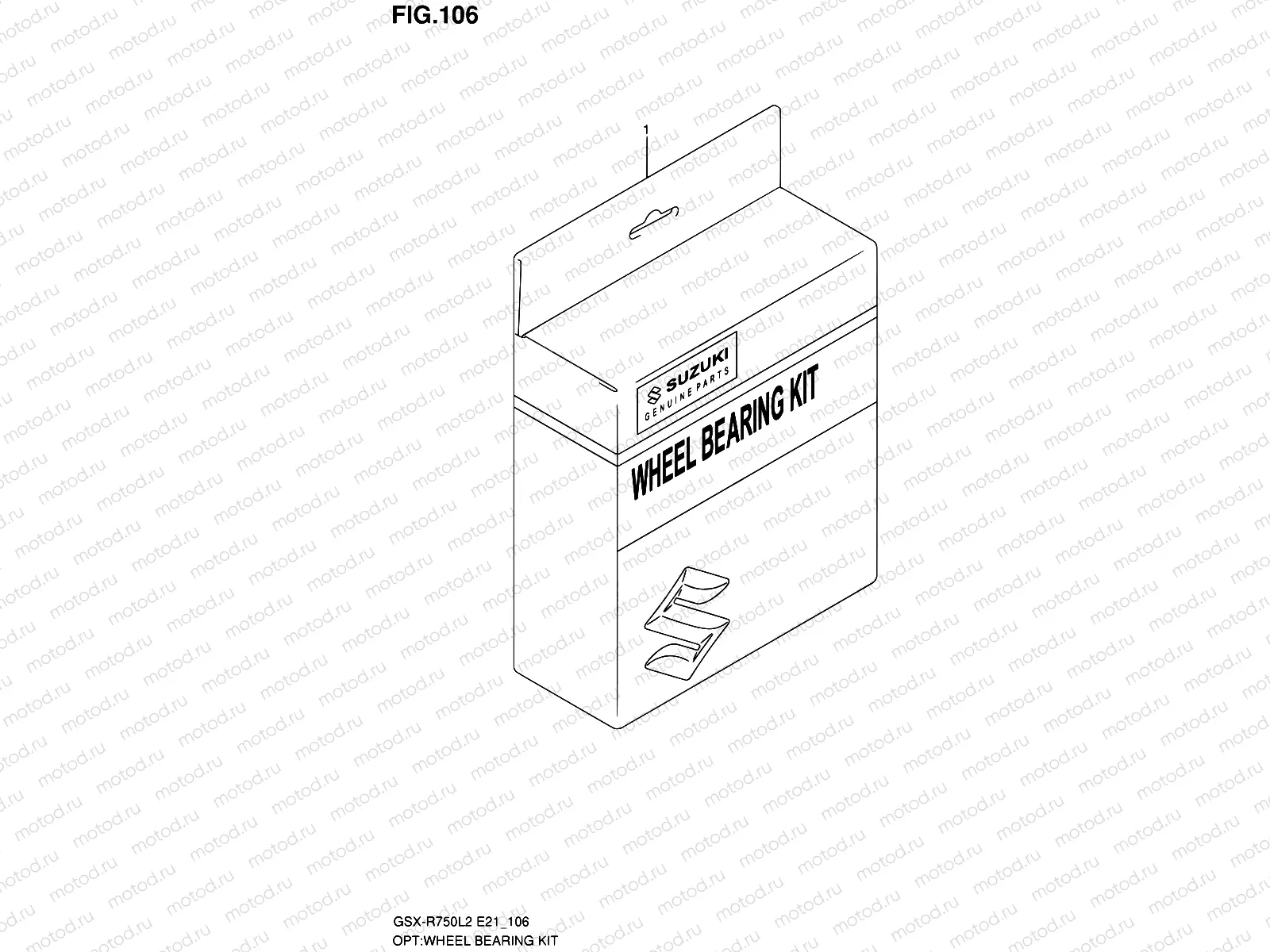 106 - WHEEL BEARING KIT