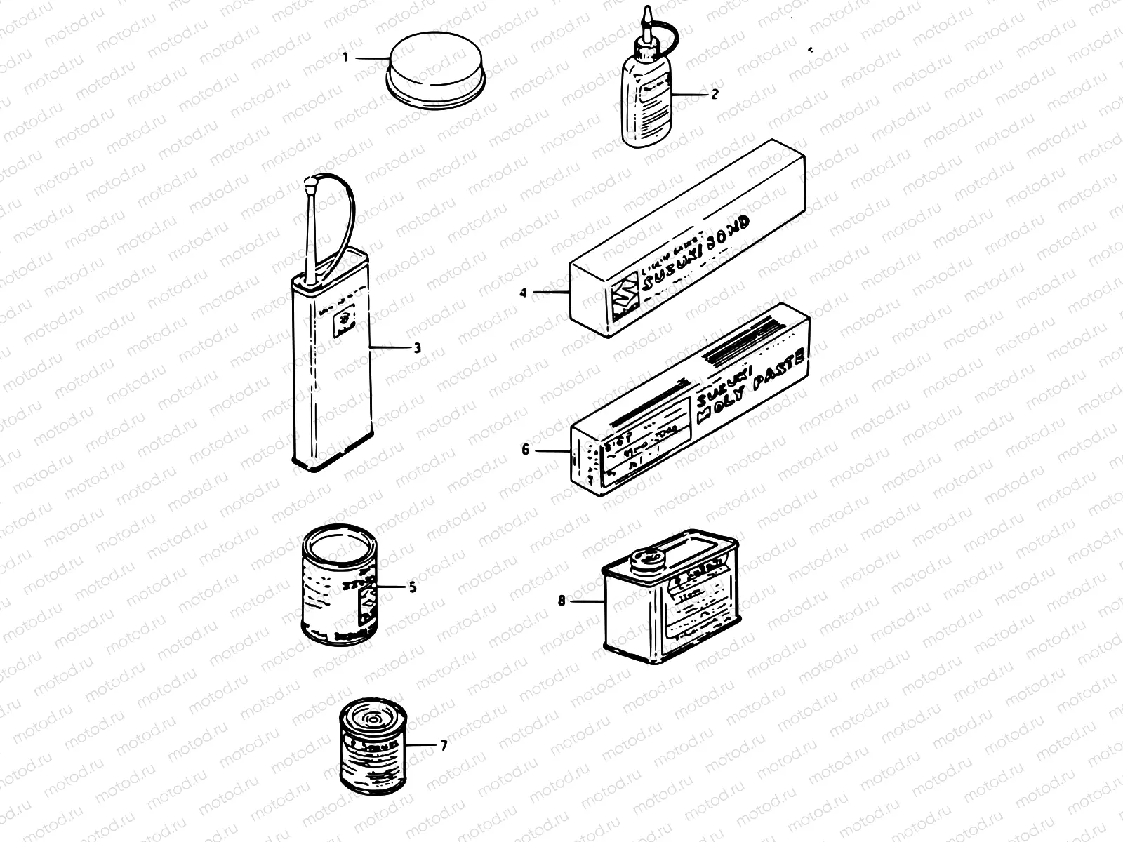 107 - OPTIONAL (PAINT, LUBRICATION & SEALANTS)