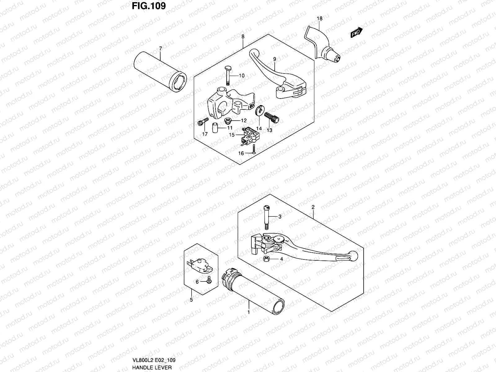 109 - HANDLE LEVER