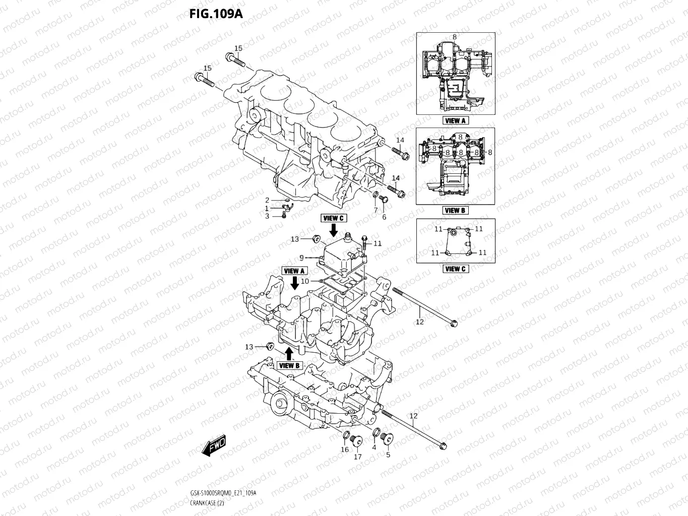 109A - CYLINDER HEAD (FRONT)