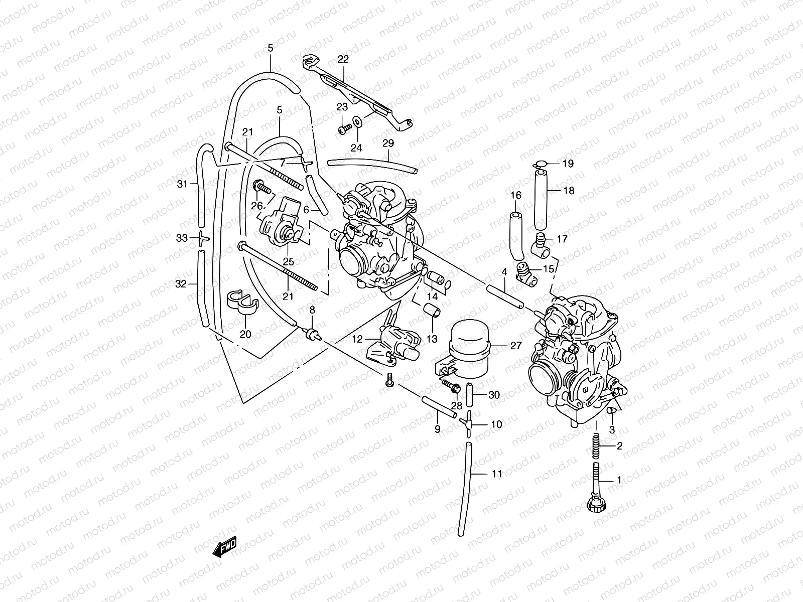10A - CARBURETOR FITTINGS